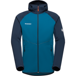 Mammut Die etwas andere Fleecejacke Aconcagua ML Hooded Jacket Men Blau S Mammut Die etwas andere Fleecejacke Aconcagua ML Hooded Jacket Men Blau S