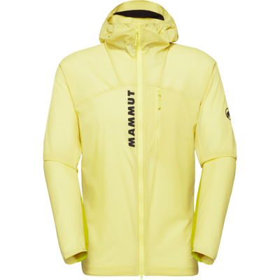 Mammut Ultraleichter, atmungsaktiver Windbreaker Aenergy WB Hooded Jacket Men Gelb XXL Mammut Ultraleichter, atmungsaktiver Windbreaker Aenergy WB Hooded Jacket Men Gelb XXL