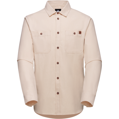 Mammut Natürliches Flanellhemd aus 100 % organischer Baumwolle Alvra Undyed Longsleeve Shirt Men Brown S Mammut Natürliches Flanellhemd aus 100 % organischer Baumwolle Alvra Undyed Longsleeve Shirt Men Brown S