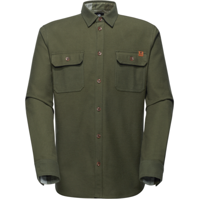 Mammut Flanell-Overshirt aus organischer Baumwolle Tamaro Overshirt Men Grün M Mammut Flanell-Overshirt aus organischer Baumwolle Tamaro Overshirt Men Grün M