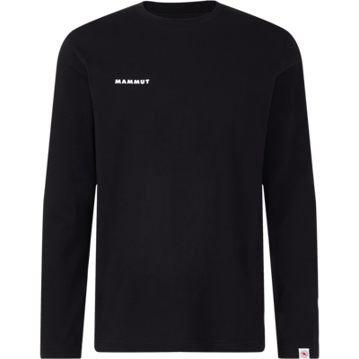 Mammut Baumwoll-Hoodie für jeden Tag Base Longsleeve T-Shirt Men Mini Logo Schwarz XL Mammut Baumwoll-Hoodie für jeden Tag Base Longsleeve T-Shirt Men Mini Logo Schwarz XL