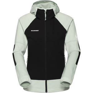 Mammut Abriebfester, dehnbarer Midlayer zum Klettern Massone ML Hooded Jacket Women Gelb XS