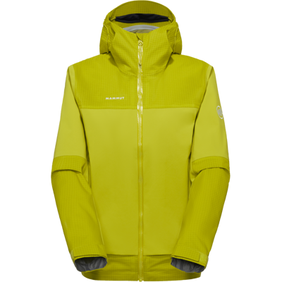 Mammut Strapazierfähige Allwetter-Hardshell-Wanderjacke Ducan Guide HS Hooded Jacket Women Gelb S Mammut Strapazierfähige Allwetter-Hardshell-Wanderjacke Ducan Guide HS Hooded Jacket Women Gelb S