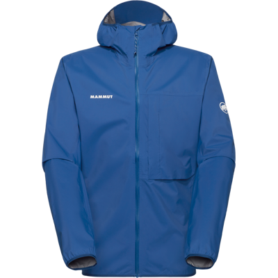 Mammut Kompakte minimalistische Hardshell-Wanderjacke Ducan Light HS Hooded Jacket Men Blau XXL Mammut Kompakte minimalistische Hardshell-Wanderjacke Ducan Light HS Hooded Jacket Men Blau XXL