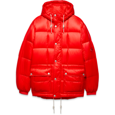 Mammut Isolierte Steppjacke im Retro-Stil x Cabourn Direttissima IN Hooded Jacket Rot S Mammut Isolierte Steppjacke im Retro-Stil x Cabourn Direttissima IN Hooded Jacket Rot S