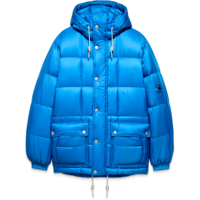Mammut Isolierte Steppjacke im Retro-Stil x Cabourn Direttissima IN Hooded Jacket Blau M Mammut Isolierte Steppjacke im Retro-Stil x Cabourn Direttissima IN Hooded Jacket Blau M