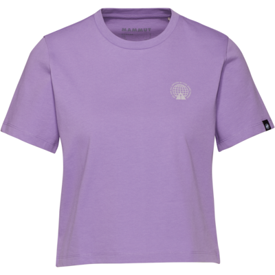 Mammut Lässiges athletisches Crop-Top Massone T-Shirt Cropped Women Emblems Lila XL Mammut Lässiges athletisches Crop-Top Massone T-Shirt Cropped Women Emblems Lila XL