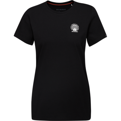 Mammut Lässiges Klettershirt mit Print Massone T-Shirt Women Emblems Schwarz S Mammut Lässiges Klettershirt mit Print Massone T-Shirt Women Emblems Schwarz S