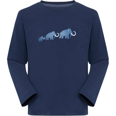 Mammut Alltagstaugliches Langarmshirt Core Longsleeve Logo Blau 128 Mammut Alltagstaugliches Langarmshirt Core Longsleeve Logo Blau 128