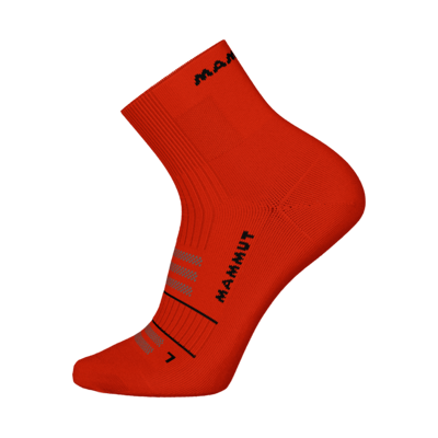 Mammut Atmungsaktive gepolsterte Trailrunning-Socken Trail Running Targeted Cushion Quarter Socks Rot L/42-44 Mammut Atmungsaktive gepolsterte Trailrunning-Socken Trail Running Targeted Cushion Quarter Socks Rot L/42-44