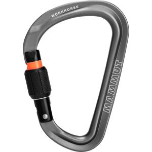 Mammut Grosser Schraubkarabiner mit gutem Handling Workhorse HMS Screwgate Carabiner Grau one size Mammut Grosser Schraubkarabiner mit gutem Handling Workhorse HMS Screwgate Carabiner Grau one size