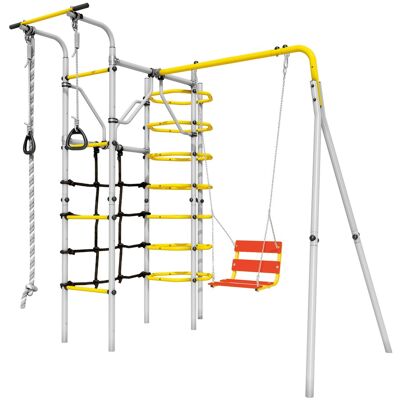 Monkey-Gym Klettergerüst für den Garten Raumstation - Schaukel mit Ketten Monkey-Gym Klettergerüst für den Garten Raumstation - Schaukel mit Ketten