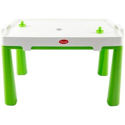 Monkey-Gym Kindertisch + Air-Hockey-Spiel - hellgrün Monkey-Gym Kindertisch + Air-Hockey-Spiel - hellgrün