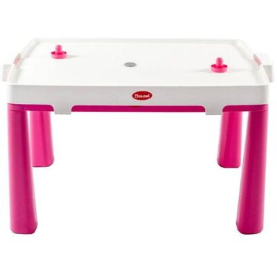 Monkey-Gym Kindertisch + Air-Hockey-Spiel - rosa Monkey-Gym Kindertisch + Air-Hockey-Spiel - rosa