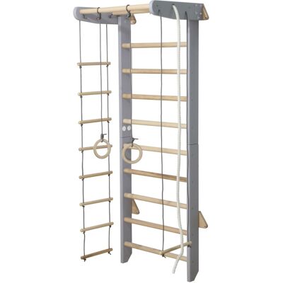 Monkey-Gym Sprossenwand für Kinderzimmer Numi - grau Monkey-Gym Sprossenwand für Kinderzimmer Numi - grau