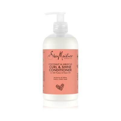 Shea Moisture Coconut & Hibiscus Curl and Shine Conditioner Conditioner 384 ml Shea Moisture Coconut & Hibiscus Curl and Shine Conditioner Conditioner 384 ml