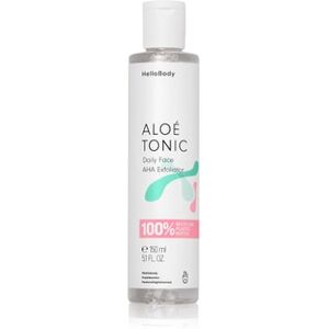 HelloBody ALOÉ TONIC Daily Face AHA Exfoliator Gesichtswasser 150 ml HelloBody ALOÉ TONIC Daily Face AHA Exfoliator Gesichtswasser 150 ml