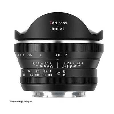 7Artisans 6mm f/2 Fisheye Fuji X-Mount 7Artisans 6mm f/2 Fisheye Fuji X-Mount