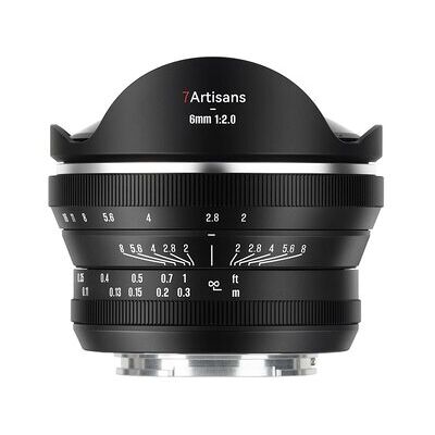7Artisans 6mm f/2 Fisheye Sony E mount (APS-C) 7Artisans 6mm f/2 Fisheye Sony E mount (APS-C)
