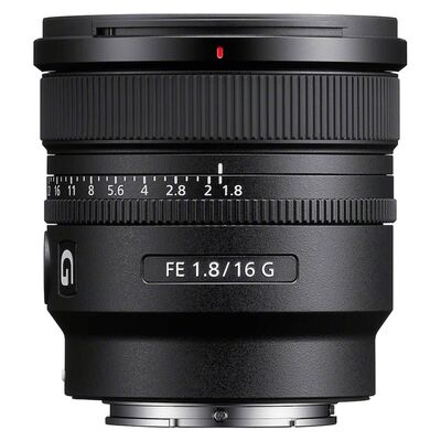 Sony SEL 16mm f/1.8 G Sony FE mount Sony SEL 16mm f/1.8 G Sony FE mount