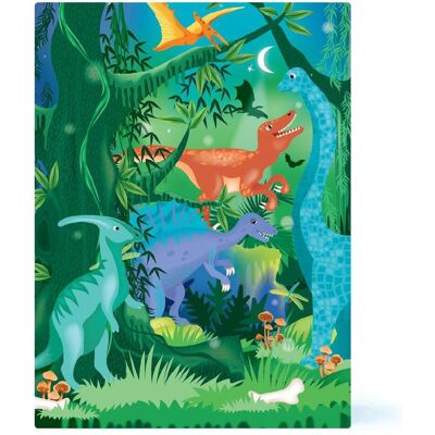Box Candiy Watercolor Art - Totally Dinosaurs - (BC-1929) Box Candiy Watercolor Art - Totally Dinosaurs - (BC-1929)