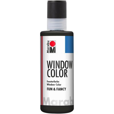 Marabu, Künstlerfarbe + Bastelfarbe, Fensterfarbe fun & fancy 073 80 ml, Schwarz (80 ml) Marabu, Künstlerfarbe + Bastelfarbe, Fensterfarbe fun & fancy 073 80 ml, Schwarz (80 ml)