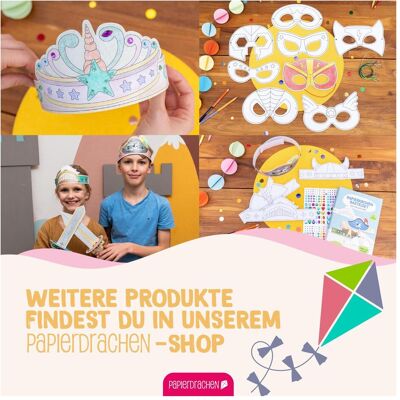 Papierdrachen Bastelset Papiermasken Fabelwesen Papierdrachen Bastelset Papiermasken Fabelwesen