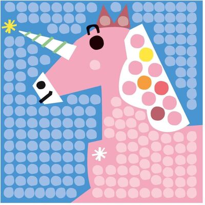 PlayMais Mosaikkarten zum Dekorieren von Einhörnern PlayMais Mosaikkarten zum Dekorieren von Einhörnern