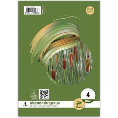 Ursus, Heft + Block, Ringbucheinlage (A5, Liniert, Kein Einband) Ursus, Heft + Block, Ringbucheinlage (A5, Liniert, Kein Einband)