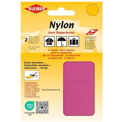 Kleiber Nylon-Flicken 10x12 cm pink 2 St, Nähzubehör, Pink Kleiber Nylon-Flicken 10x12 cm pink 2 St, Nähzubehör, Pink