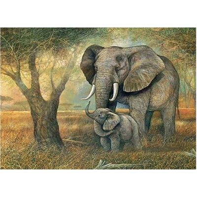 Magni Diamond Painting Elefanten 40x30cm Magni Diamond Painting Elefanten 40x30cm