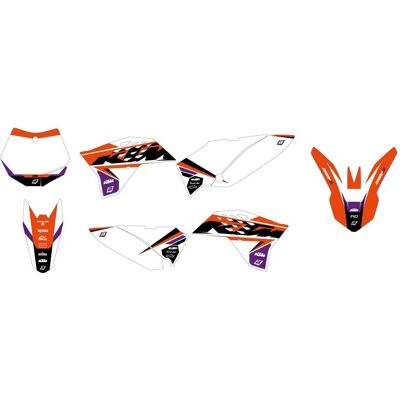 Blackbird, Sticker, Aufkleber-Set KTM SX 65 '09-'15 DREAM 5 Farbe Orange Schwarz Blackbird, Sticker, Aufkleber-Set KTM SX 65 '09-'15 DREAM 5 Farbe Orange Schwarz