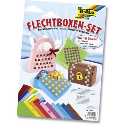 Folia Bringmann 70290 - Flechtboxen-Set Für 10 Boxen Folia Bringmann 70290 - Flechtboxen-Set Für 10 Boxen