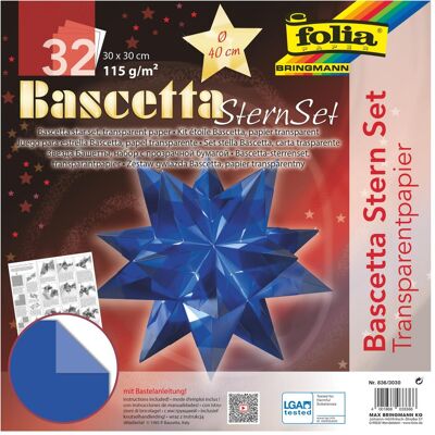 Folia Bascetta-Stern Set - Transparentpapier Folia Bascetta-Stern Set - Transparentpapier