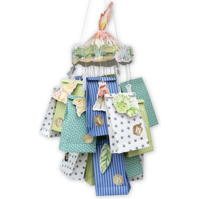 Papierdrachen Dino (24 Türchen) Papierdrachen Dino (24 Türchen)