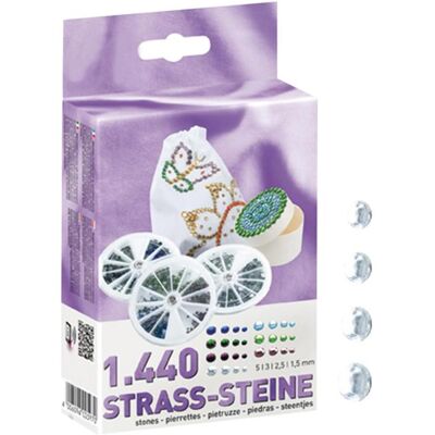 Pebaro 1.728 Strass-Steine Pebaro 1.728 Strass-Steine