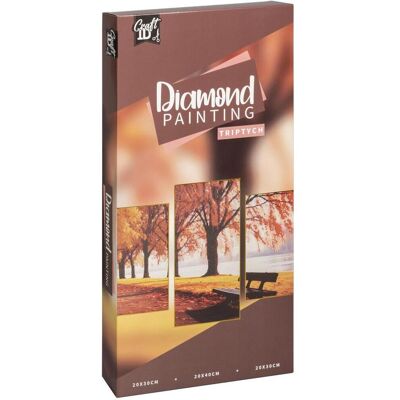 Grafix Diamantmalerei-Triptychon-Set – Landschaft Grafix Diamantmalerei-Triptychon-Set – Landschaft
