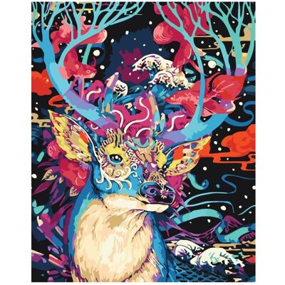 Syma Picture Paint it! Painting by numbers Fantastic deer Syma Picture Paint it! Painting by numbers Fantastic deer