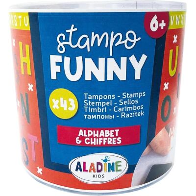 Aladine, Stempel, Funny Buchstaben und Zahlen Aladine, Stempel, Funny Buchstaben und Zahlen