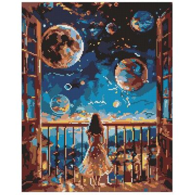Ideyka Diamond Painting ohne Rahmen - Verträumte Nacht 40 x 50 cm Ideyka Diamond Painting ohne Rahmen - Verträumte Nacht 40 x 50 cm