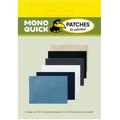 Mono Quick Bügelflick "Kochfest", Applikationen, Mehrfarbig, Blau, Grau, Schwarz, Weiss Mono Quick Bügelflick "Kochfest", Applikationen, Mehrfarbig, Blau, Grau, Schwarz, Weiss