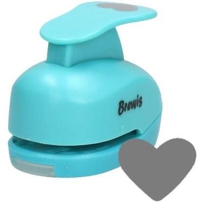 Brewis, Stanzer, Dekorativer Locher - Herz 2,5cm MIX Brewis, Stanzer, Dekorativer Locher - Herz 2,5cm MIX