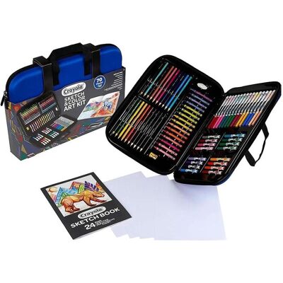 Crayola Mal- und Skizzenset - 70 Stück + Skizzenbuch für Kinder 8-11 Crayola Mal- und Skizzenset - 70 Stück + Skizzenbuch für Kinder 8-11