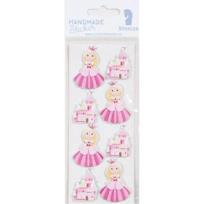 Rössler, Sticker, Märchenprinzessin mit Schloss Rössler, Sticker, Märchenprinzessin mit Schloss