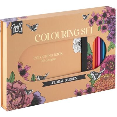 Grafix Malset Blumen mit 10 Buntstiften Grafix Malset Blumen mit 10 Buntstiften