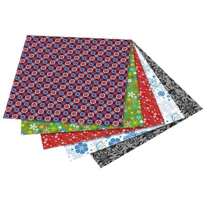 Folia, Bastelpapier, Faltblätter Ornamental (80 g/m², 50x) Folia, Bastelpapier, Faltblätter Ornamental (80 g/m², 50x)