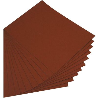 Folia, Bastelpapier, Tonpapier, (B)500 x (H)700 mm, 130 g/qm, schokobraun (130 g/m², 10x) Folia, Bastelpapier, Tonpapier, (B)500 x (H)700 mm, 130 g/qm, schokobraun (130 g/m², 10x)