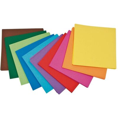 Folia, Bastelpapier, Faltbl„tter, 100 x 100 mm, 70 g/qm, 500 Blatt (70 g/m², 500x) Folia, Bastelpapier, Faltbl„tter, 100 x 100 mm, 70 g/qm, 500 Blatt (70 g/m², 500x)