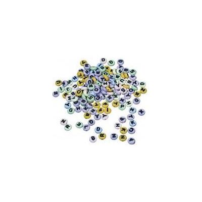 Rayher Plastik-Buchstabenperlen, Perlen für Schmuck, A-Z, Bunt gemischt, ø 6 mm, 40 g Rayher Plastik-Buchstabenperlen, Perlen für Schmuck, A-Z, Bunt gemischt, ø 6 mm, 40 g