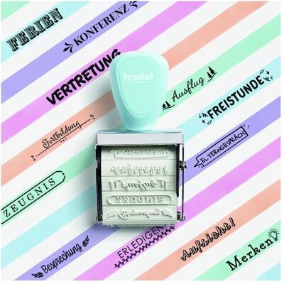 Trodat, Stempel, Creative Mini/V5 Pastell Blau 1129 Trodat, Stempel, Creative Mini/V5 Pastell Blau 1129
